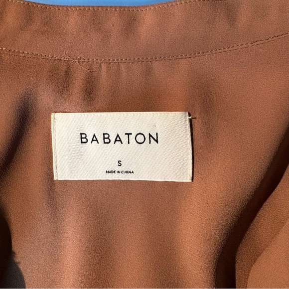 Artizia Babaton Quincey Jacket Lightweight Tan Trench Drape S - Picture 11 of 12